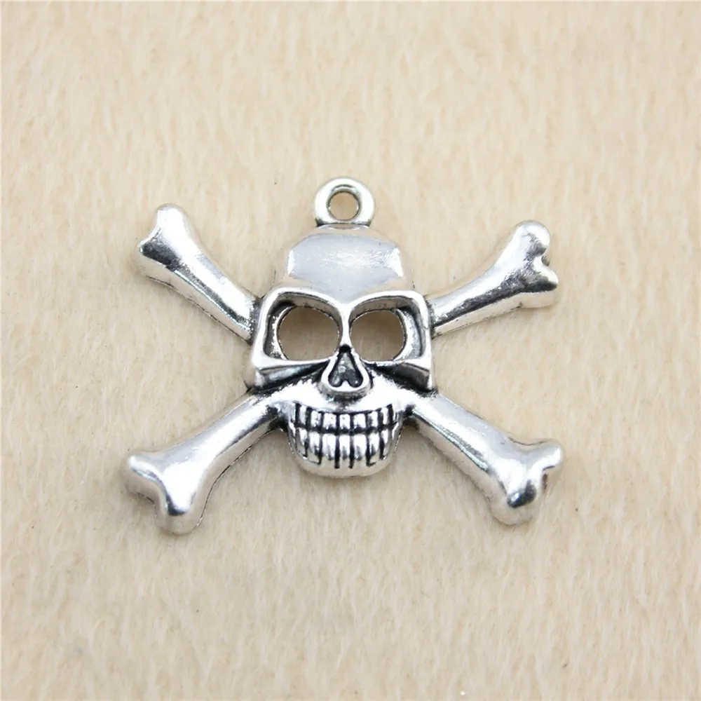 11pcs/lot 27*38mm ancient silver Skull charm Pendants DIY jewelry for bracelet necklace earring
11pcs/lot 27*38mm ancient silver Skull charm Pendants DIY jewelry for bracelet necklace earring