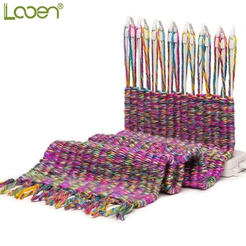 New Manual Scarf Weaving Knitting Machine Knitting Loom Knit With Knitting Wool Yarn Children Educational Toys Craft Needlework
New Manual Scarf Weaving Knitting Machine Knitting Loom Knit With Knitting Wool Yarn Children Educational Toys Craft Needlework