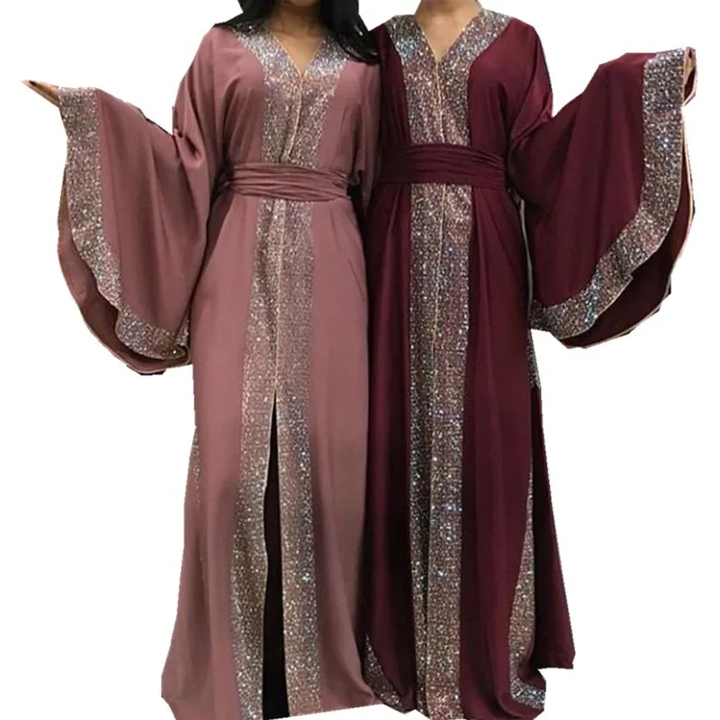 Diamonds Muslim Open Abaya Cardigan Arabe Kaftan Dubai Hijab Dress Turkey Caftan Islamic Clothing Abayas For Women Ramadan Robe
Diamonds Muslim Open Abaya Cardigan Arabe Kaftan Dubai Hijab Dress Turkey Caftan Islamic Clothing Abayas For Women Ramadan Robe