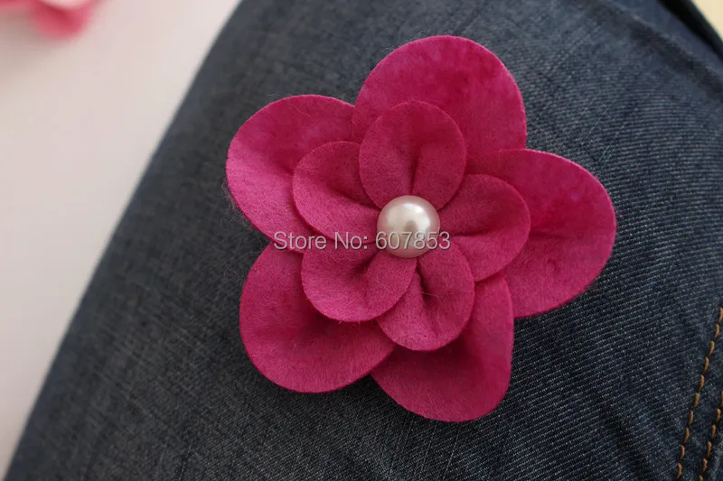 Felt Flowers Hair Flowers Pearl Flower,Baby girl children hair accessories 7.5cm 100pcs
Felt Flowers Hair Flowers Pearl Flower,Baby girl children hair accessories 7.5cm 100pcs