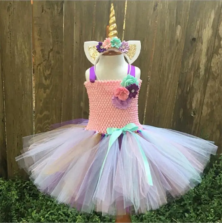 Unicorn dress Fancy Baby Girl Tutu Dress costume for children + Headband Christmas Halloween Costume Girls Party Dresses
Unicorn dress Fancy Baby Girl Tutu Dress costume for children + Headband Christmas Halloween Costume Girls Party Dresses
