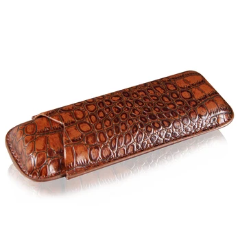 Crocodile Pattern Genuine Leather Cigar Case Travel Carry Mini Humidor cool gadgets Portable cigarette Storage case accessories
Crocodile Pattern Genuine Leather Cigar Case Travel Carry Mini Humidor cool gadgets Portable cigarette Storage case accessories