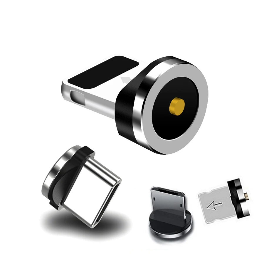 Round Magnetic Plug Micro USB 8 pin 2.4A Fast Charging plug for iphone X Type C Usb C Android Microusb Magnet Charger Cord plugs
Round Magnetic Plug Micro USB 8 pin 2.4A Fast Charging plug for iphone X Type C Usb C Android Microusb Magnet Charger Cord plugs
