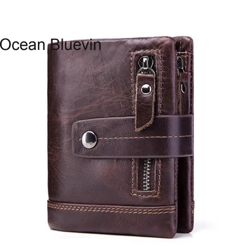 OCEAN BLUEVIN Hot New Leather Wallet Crazy Horse Leather Zipper Buckle Wallet Leather Multifunction Clutch
OCEAN BLUEVIN Hot New Leather Wallet Crazy Horse Leather Zipper Buckle Wallet Leather Multifunction Clutch