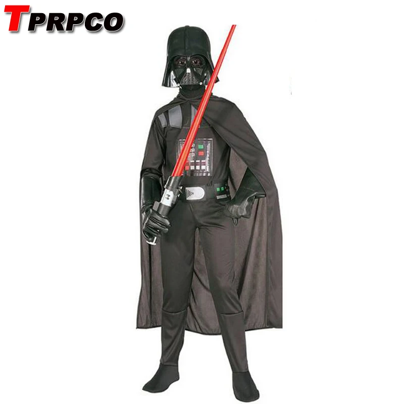 TPRPCO Kids Darth Vader Costume Darth Vader Jumpsuit Black Clothing With Cape Christmas Holiday Cosplay For Boys Girls N124
TPRPCO Kids Darth Vader Costume Darth Vader Jumpsuit Black Clothing With Cape Christmas Holiday Cosplay For Boys Girls N124