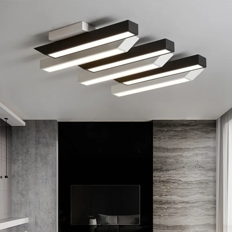 European Modern Livingroom Long Lamp Decorative Ceiling Led Lights For Bedroom Living Room Mounted Remote Control Home Lighting
European Modern Livingroom Long Lamp Decorative Ceiling Led Lights For Bedroom Living Room Mounted Remote Control Home Lighting