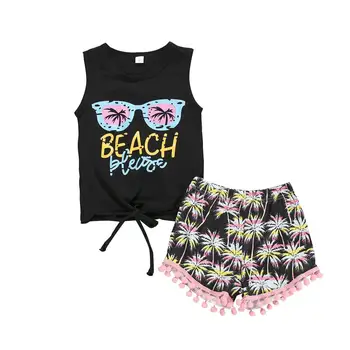 Summer Baby Girl Clothes Sleeveless top + Shorts 2PC Children Outfits Kids suit set 5set/lot
Summer Baby Girl Clothes Sleeveless top + Shorts 2PC Children Outfits Kids suit set 5set/lot