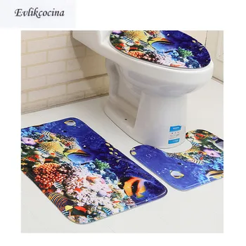 Free Shipping 3pcs Ocean World U Type Mat Bathroom Bath Mat Set Non Slip 50x80cm&45x75cm Tapis Salle De Bain Tapete Banheiro
Free Shipping 3pcs Ocean World U Type Mat Bathroom Bath Mat Set Non Slip 50x80cm&45x75cm Tapis Salle De Bain Tapete Banheiro