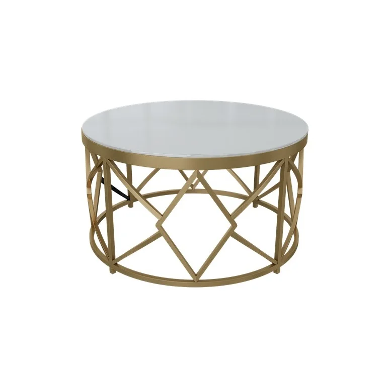 30pcs Pack, 80cm Round Marble Coffee Table with Metallic Tones Brushed Steel Frame
30pcs Pack, 80cm Round Marble Coffee Table with Metallic Tones Brushed Steel Frame