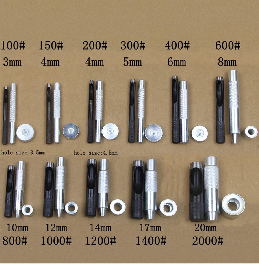 Free shipping 3ps high quality Handmade Metal Eyelets Tool 3-20mm eyelets press tool Grommet Eyelet Setting,carbon steel Punch
Free shipping 3ps high quality Handmade Metal Eyelets Tool 3-20mm eyelets press tool Grommet Eyelet Setting,carbon steel Punch