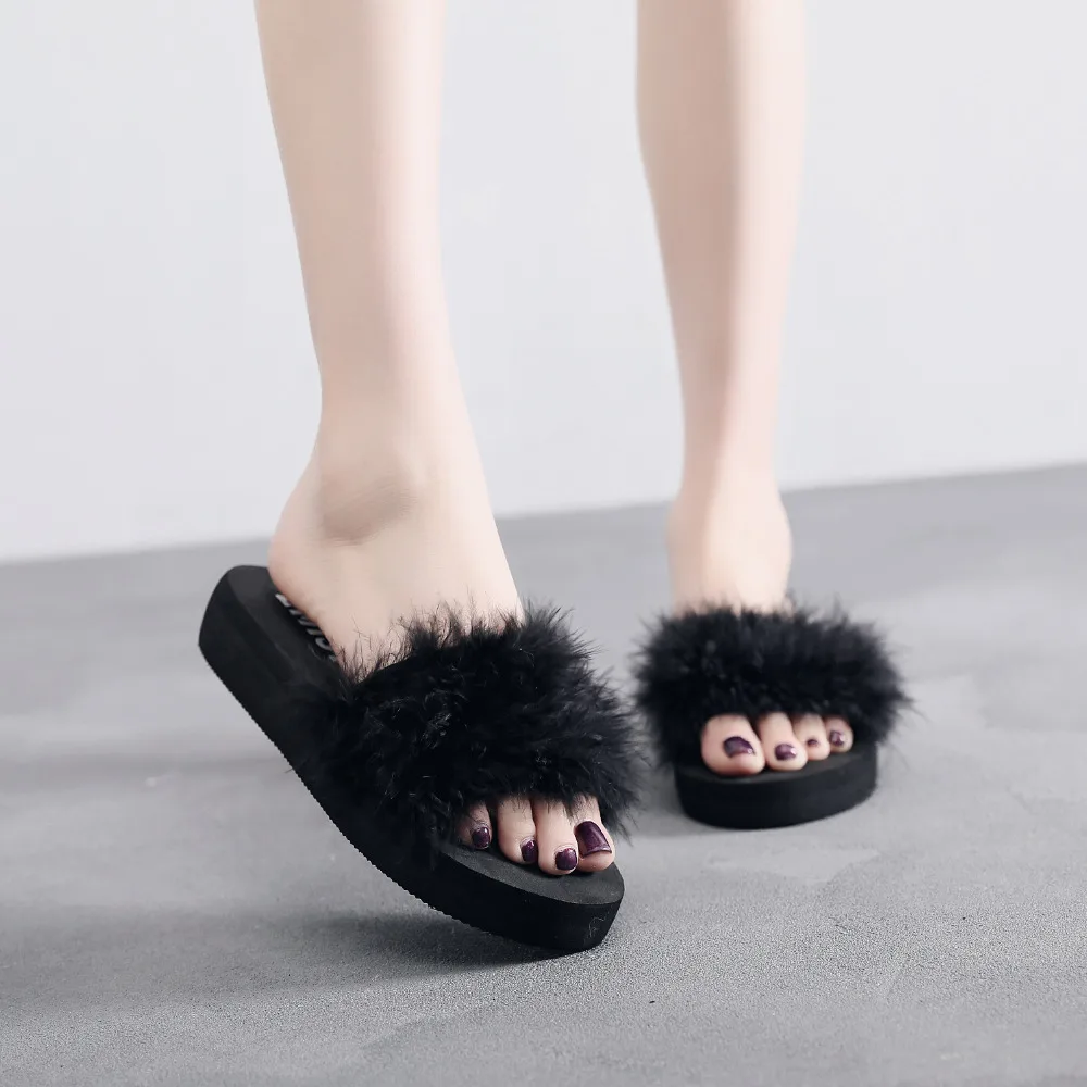 Fur Slippers Women Beach Shoes Slippers Summer Hair Flip Flops Women Fashion Slides Funny Home Sandals Ladies Non Slip Mules
Fur Slippers Women Beach Shoes Slippers Summer Hair Flip Flops Women Fashion Slides Funny Home Sandals Ladies Non Slip Mules