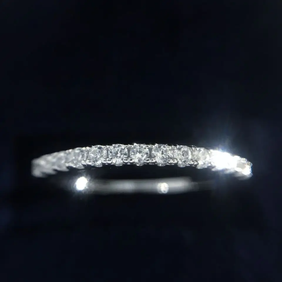 Fashion AAA cubic zirconia Simple and slender sterling silver rings,shinning, thin band ring,best quality RDJ002
Fashion AAA cubic zirconia Simple and slender sterling silver rings,shinning, thin band ring,best quality RDJ002