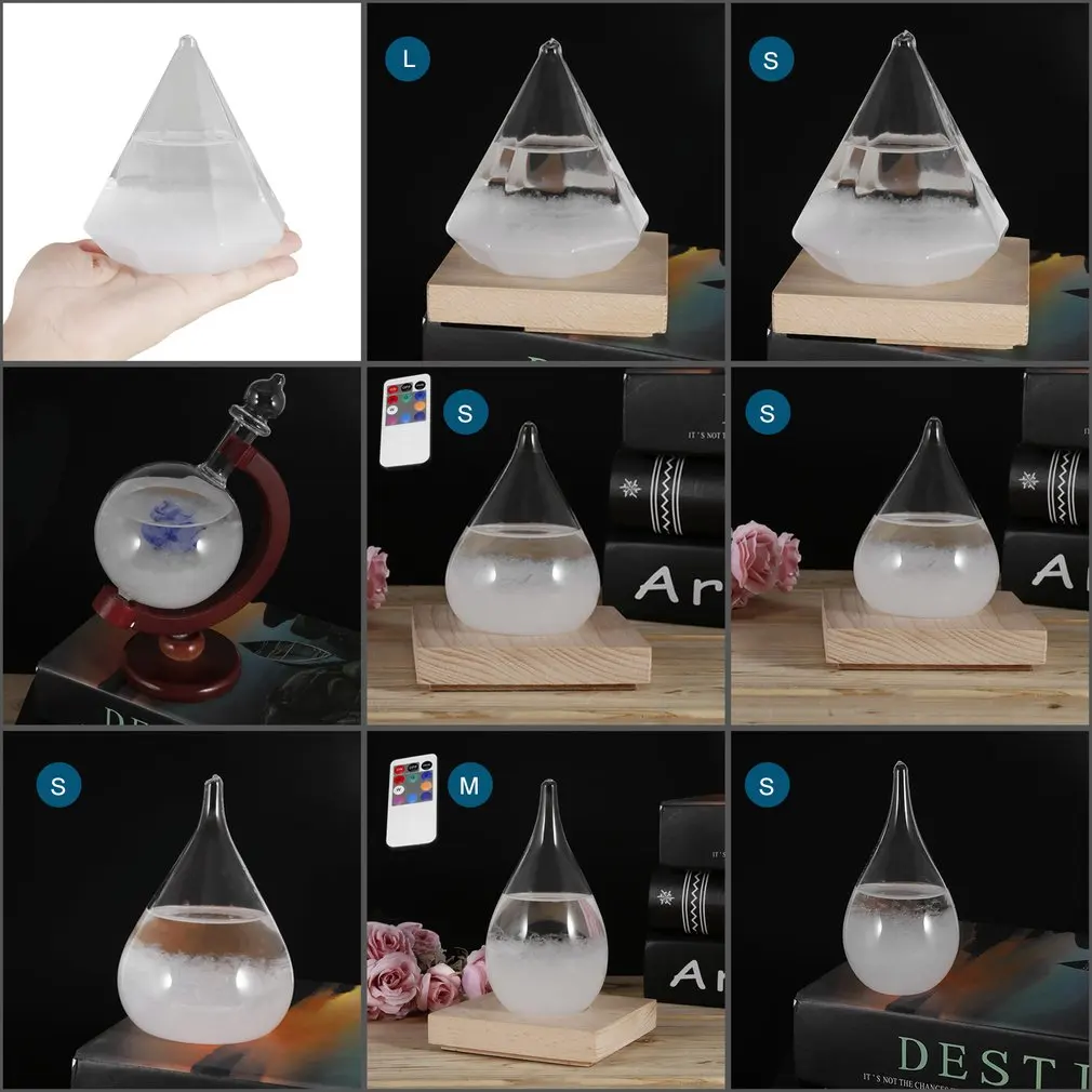 Transparent Weather Forecast Bottle Storm Glass Crystal Water Drop Bottle Barometer Ornaments Drop Shipping
Transparent Weather Forecast Bottle Storm Glass Crystal Water Drop Bottle Barometer Ornaments Drop Shipping