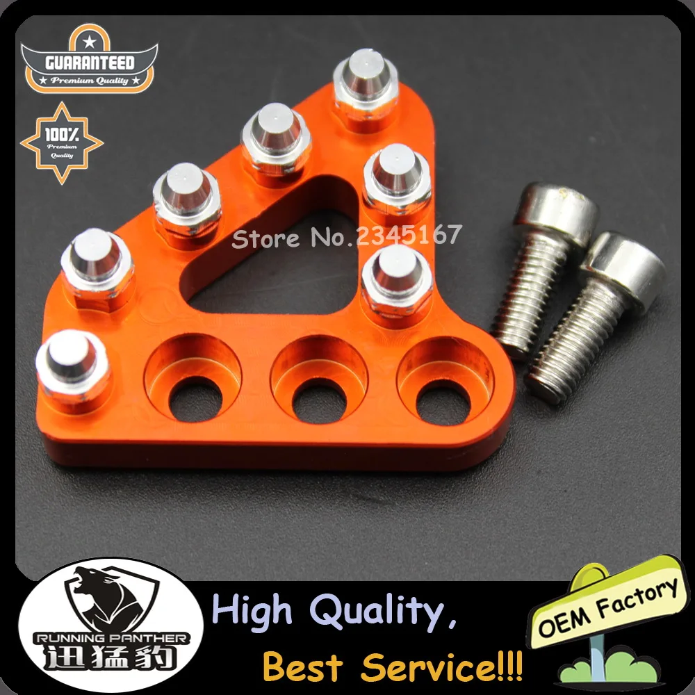 Наконечник пластины заднего тормоза CNC для SX EXC XC XCW 85 125 150 200 250 390 450 500 530 690 950 990 1050 1190