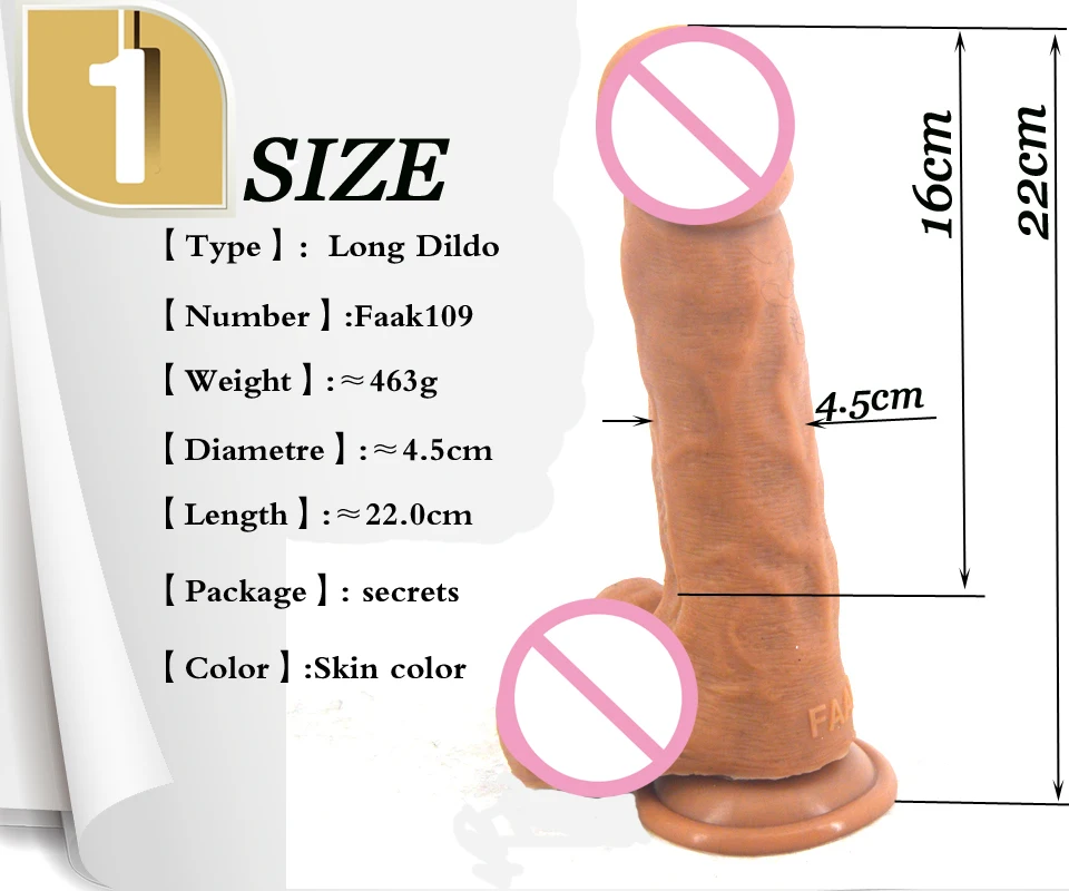 New Super Huge Dildo Realistic Penis Double Layer Silicone Suction Cup Skin Tactile Design Sex Toys For Woman Plug Vagina