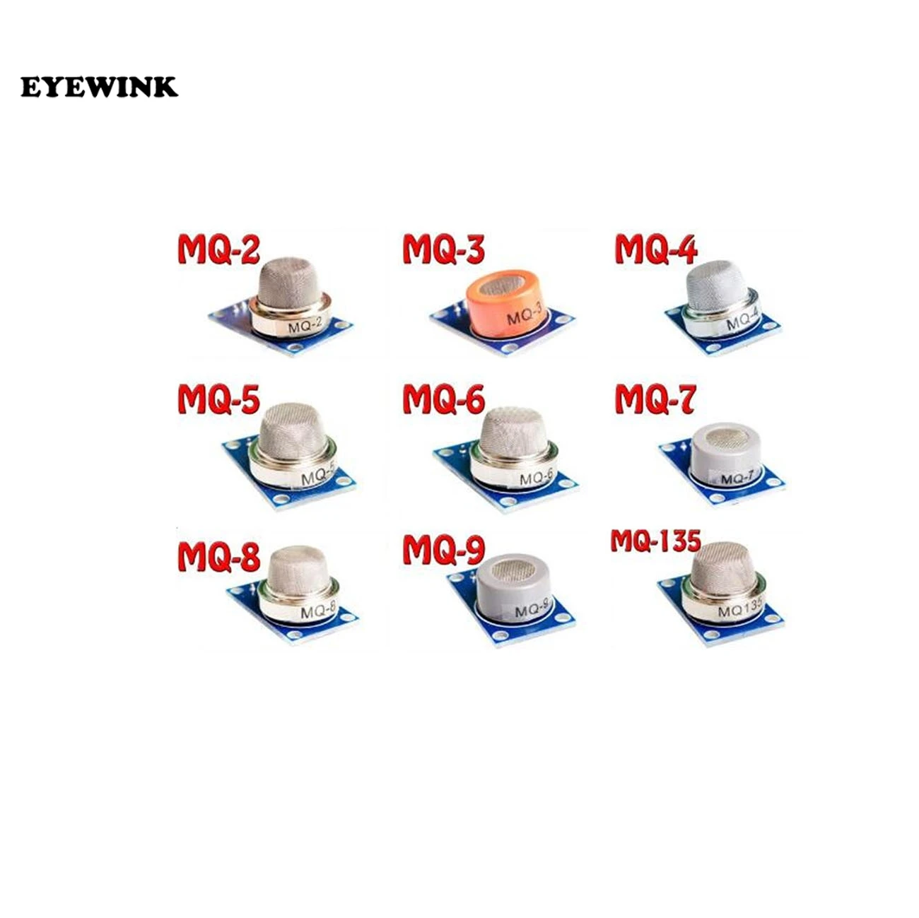 10PCS MQ-2 MQ-3 MQ-4 MQ-5 MQ-6 MQ-7 MQ-8 MQ-9 MQ-135 Detection Smoke methane liquefied Gas Sensor Module for Arduino Starter DIY
10PCS MQ-2 MQ-3 MQ-4 MQ-5 MQ-6 MQ-7 MQ-8 MQ-9 MQ-135 Detection Smoke methane liquefied Gas Sensor Module for Arduino Starter DIY