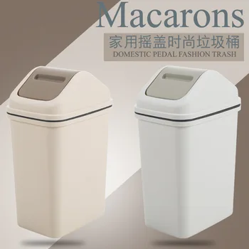 Creative Home Plastic Waste Bins Kitchen Bathroom Living Room Rolling Cover Type Trash Cans
Creative Home Plastic Waste Bins Kitchen Bathroom Living Room Rolling Cover Type Trash Cans