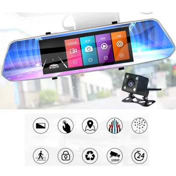 TOSPRA Car DVR 7" Dual Lens Touch Screen FHD 1080P ADAS Camera Video Recorder Auto Registrar Dashcam
TOSPRA Car DVR 7" Dual Lens Touch Screen FHD 1080P ADAS Camera Video Recorder Auto Registrar Dashcam