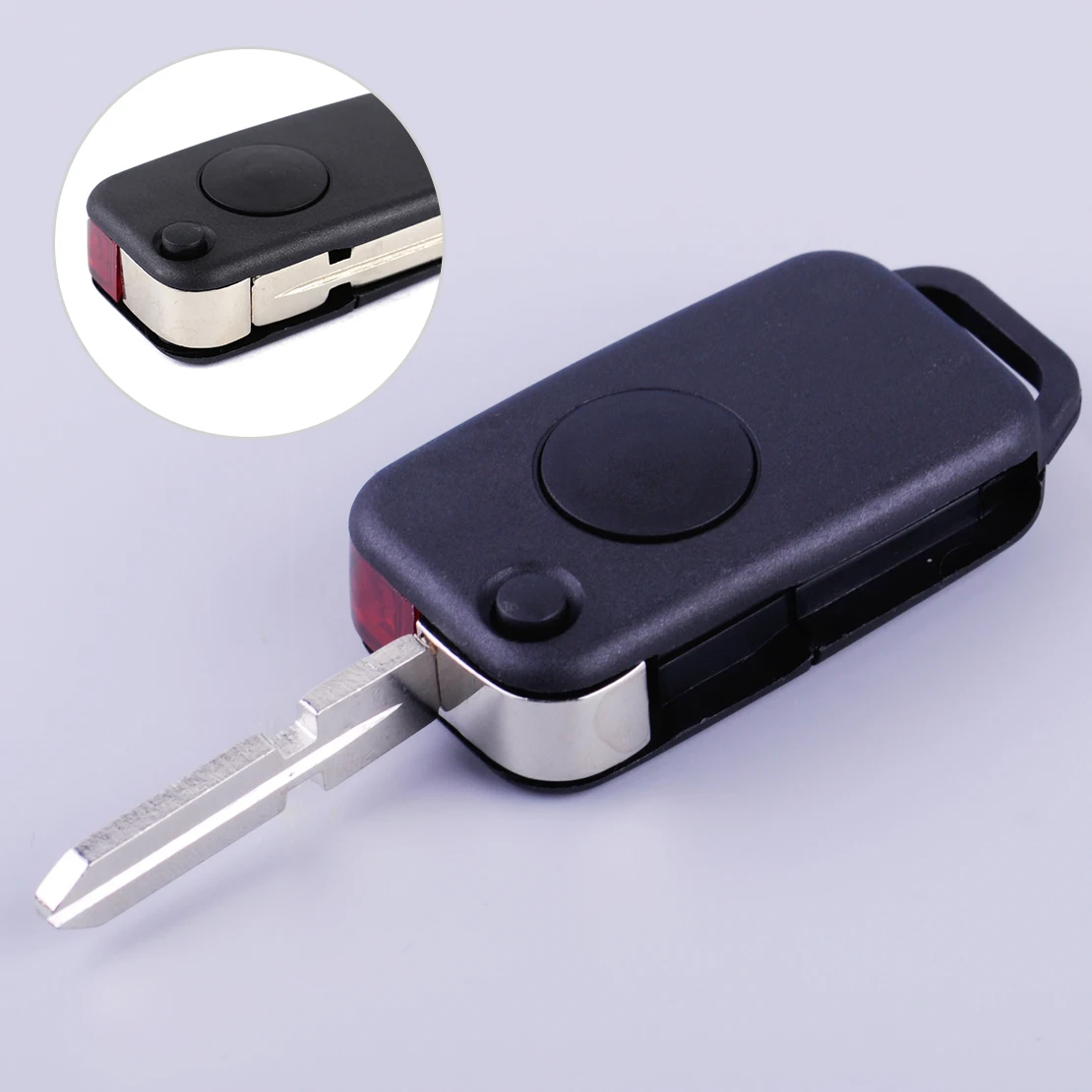 DWCX New Car 1 Button Flip Key Shell Case With Blade Replacement Fit For Mercedes Benz W168 W124 W202
DWCX New Car 1 Button Flip Key Shell Case With Blade Replacement Fit For Mercedes Benz W168 W124 W202