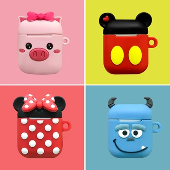 Cartoon Charging Box Case For AirPods Bluetooth Wireless Earphone Case For Apple Airpods 1 Protect Cover Case With Hooks
Cartoon Charging Box Case For AirPods Bluetooth Wireless Earphone Case For Apple Airpods 1 Protect Cover Case With Hooks