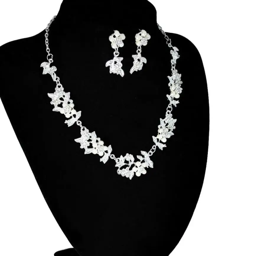 2017 New Fashion Flower Design Charm Prom Wedding Bridal Jewelry Crystal Rhinestone Necklace Earring Set Delicate Aug 11
2017 New Fashion Flower Design Charm Prom Wedding Bridal Jewelry Crystal Rhinestone Necklace Earring Set Delicate Aug 11