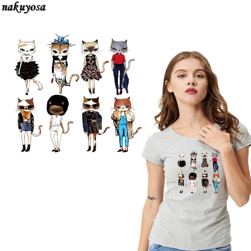 Fashion cat ladies Patches For Jeans Clothes Stickers Iron On Patches A-level Washable Heat Press Appliqued 20*19CM
Fashion cat ladies Patches For Jeans Clothes Stickers Iron On Patches A-level Washable Heat Press Appliqued 20*19CM