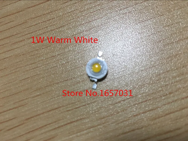 100 шт./лот 1 Вт теплый белый светодиод 100-120лм Светодиодная лампа IC SMD бусы свет