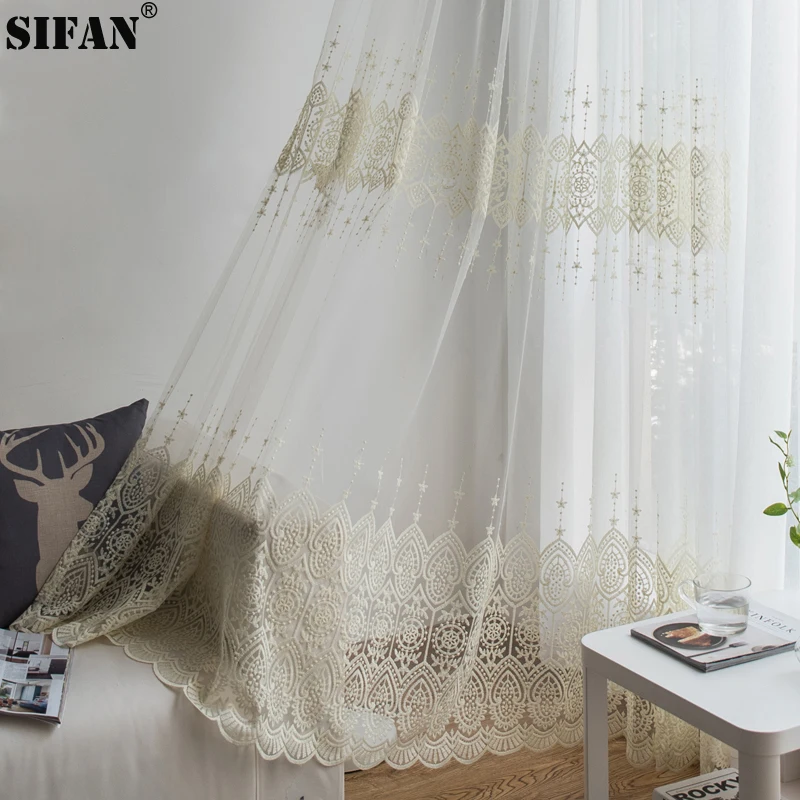 Europe Style Exquisite Embroidered Tulle Curtains for the Bedroom High Quality Voile Tull Window Curtain for Living Room Kitchen
Europe Style Exquisite Embroidered Tulle Curtains for the Bedroom High Quality Voile Tull Window Curtain for Living Room Kitchen