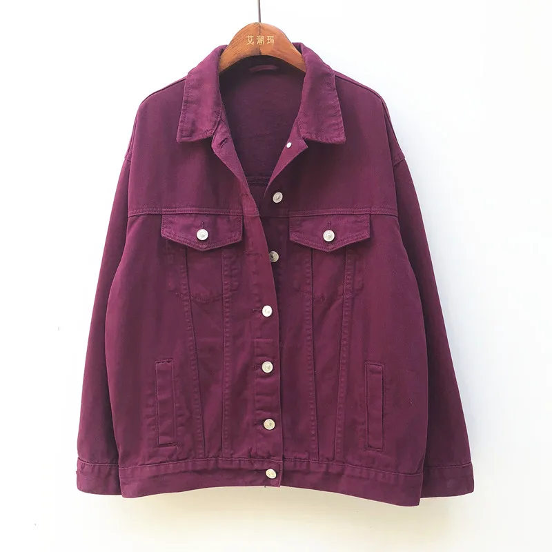Vintage Basic Coat Women Denim Jacket Spring Autumn Loose Ladies Jeans Jacket Long sleeve Denim Coats and Jackets Women Outwear
Vintage Basic Coat Women Denim Jacket Spring Autumn Loose Ladies Jeans Jacket Long sleeve Denim Coats and Jackets Women Outwear