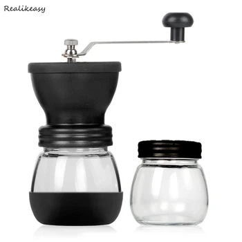 Modern Stainless Steel Glass Hand Manual Grinder Set Mills Adujustable Kitchen Grinding Pepper Coffee Nuts Pills Spice Mill DH65
Modern Stainless Steel Glass Hand Manual Grinder Set Mills Adujustable Kitchen Grinding Pepper Coffee Nuts Pills Spice Mill DH65