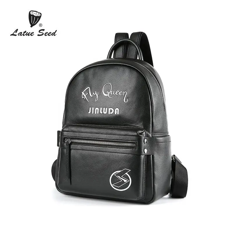 Latue Seed Genuine Leather Women Backpack 2018 New Casual Trend Big Capacity Cowhide Backpack Solid Black Women Bag
Latue Seed Genuine Leather Women Backpack 2018 New Casual Trend Big Capacity Cowhide Backpack Solid Black Women Bag