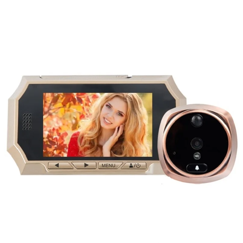 4.3 inch LCD door bell camera eye IR Night vision PIR Motion Detection doorbell camera Photos Taking Video Recording Max 32GB
4.3 inch LCD door bell camera eye IR Night vision PIR Motion Detection doorbell camera Photos Taking Video Recording Max 32GB