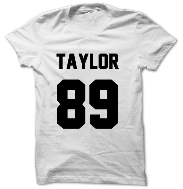 Taylor Shirt TAYLOR 89 T-shirt Print on Front or Back side Unisex Women Men T-shirt T1733
Taylor Shirt TAYLOR 89 T-shirt Print on Front or Back side Unisex Women Men T-shirt T1733