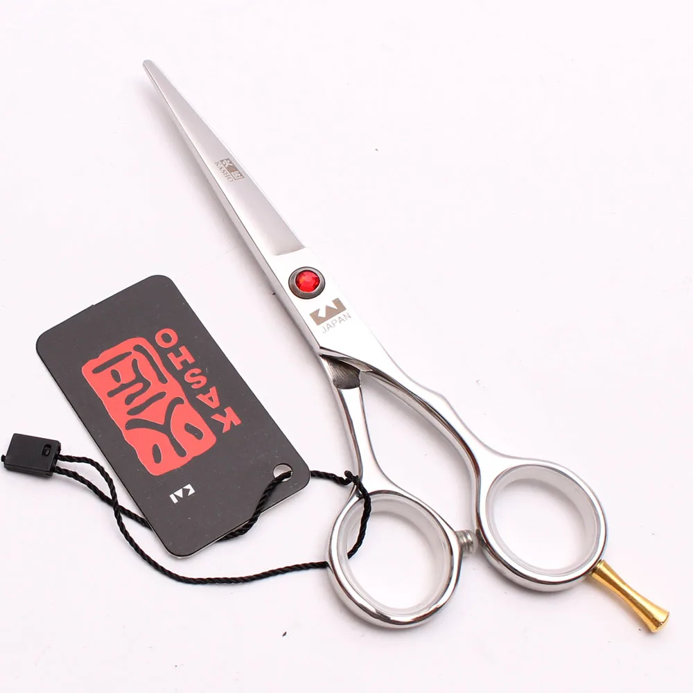 2Pcs H1013 5.5" 16cm Kasho JP Steel Cut Hair Cutting Shears Thinning Scissors Professional Hairdresser's Clippers | Красота и