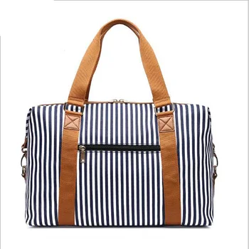 Canvas Women Travel Bag Fashion Striped Duffel Tote Large Weekend Bag Female Packing Cubes Suitcase Shoulder Bags w07
Canvas Women Travel Bag Fashion Striped Duffel Tote Large Weekend Bag Female Packing Cubes Suitcase Shoulder Bags w07
