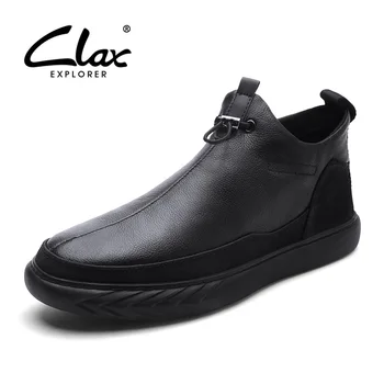 CLAX Men Leather Shoes Spring Autumn Genuine Leather Casual Shoe Male Walking Footwear Zipper Winter Shoe Fur chaussure homme
CLAX Men Leather Shoes Spring Autumn Genuine Leather Casual Shoe Male Walking Footwear Zipper Winter Shoe Fur chaussure homme