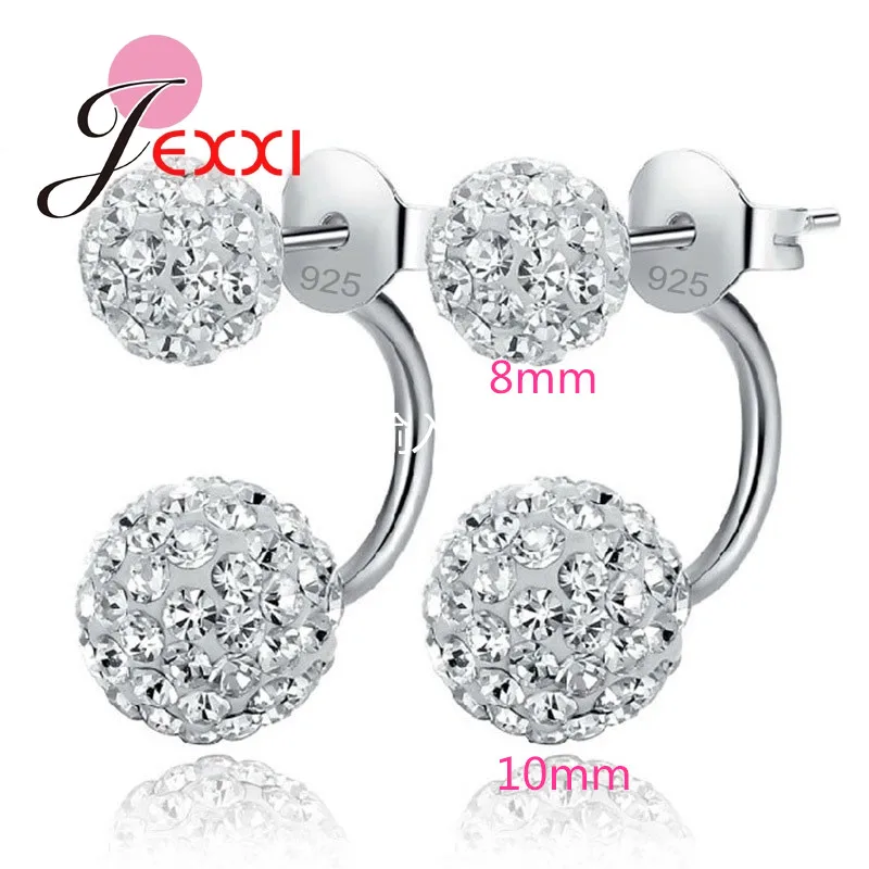 Detail One Pair New Arrival Nice 925 Sterling Silver Double Disco Crystal Beads Stud Earring Jewelry Women Accessories
Detail One Pair New Arrival Nice 925 Sterling Silver Double Disco Crystal Beads Stud Earring Jewelry Women Accessories