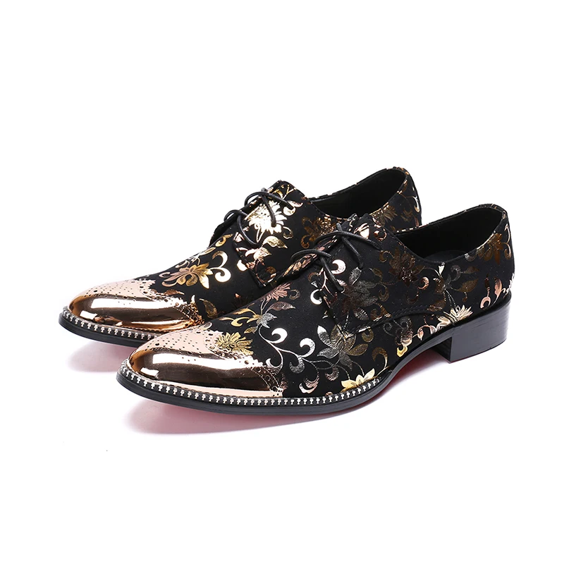 Fashion men Golden toe flowers business dress shoes Buckle pointed toe carved Bullock oxford for men falt party wedding shoes
Fashion men Golden toe flowers business dress shoes Buckle pointed toe carved Bullock oxford for men falt party wedding shoes
