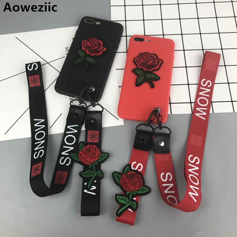 Aoweziic Embroidered rose mobile phone shell For iPhoneX XS MAX XR XS female model lanyard 7 6s 8plus inclusive wrist strap coat
Aoweziic Embroidered rose mobile phone shell For iPhoneX XS MAX XR XS female model lanyard 7 6s 8plus inclusive wrist strap coat