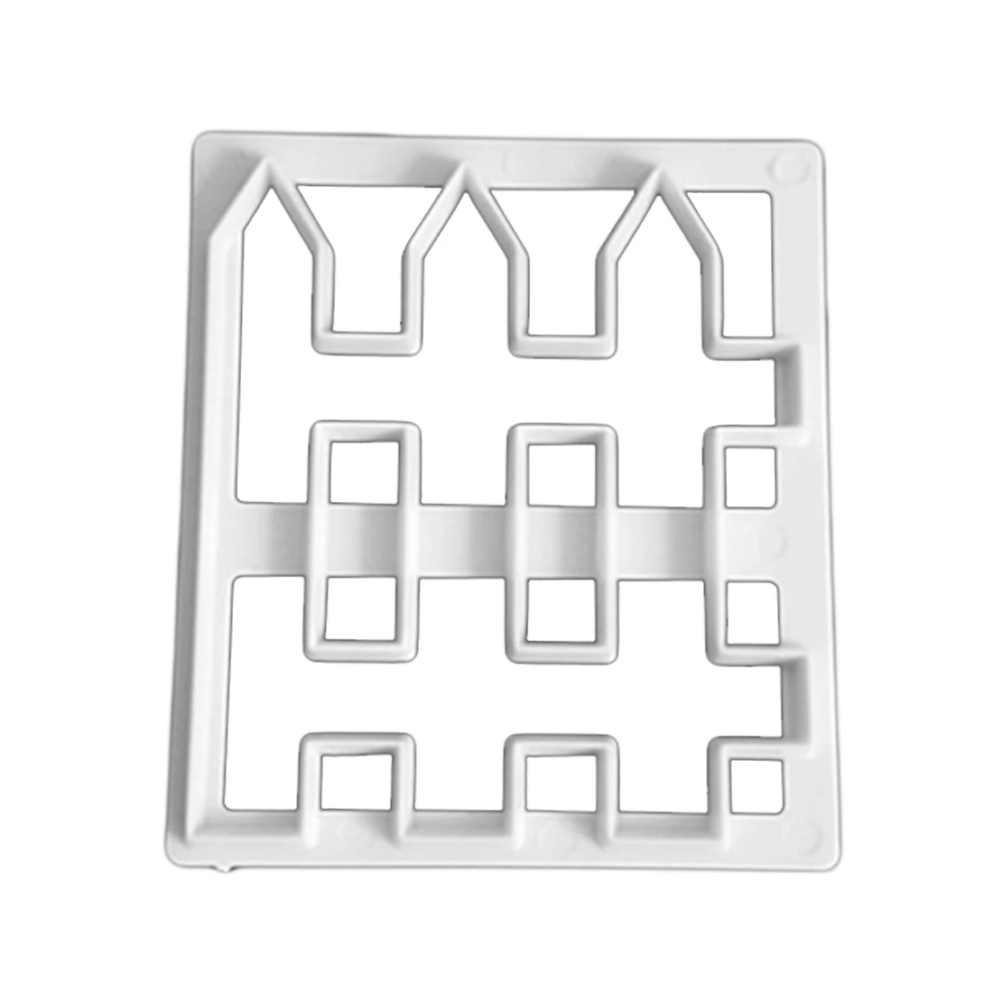 Useful Sugarcraft Fense plastic fondant cutter cake mold fondant mold fondant cake decorating tools sugarcraft bakeware
Useful Sugarcraft Fense plastic fondant cutter cake mold fondant mold fondant cake decorating tools sugarcraft bakeware