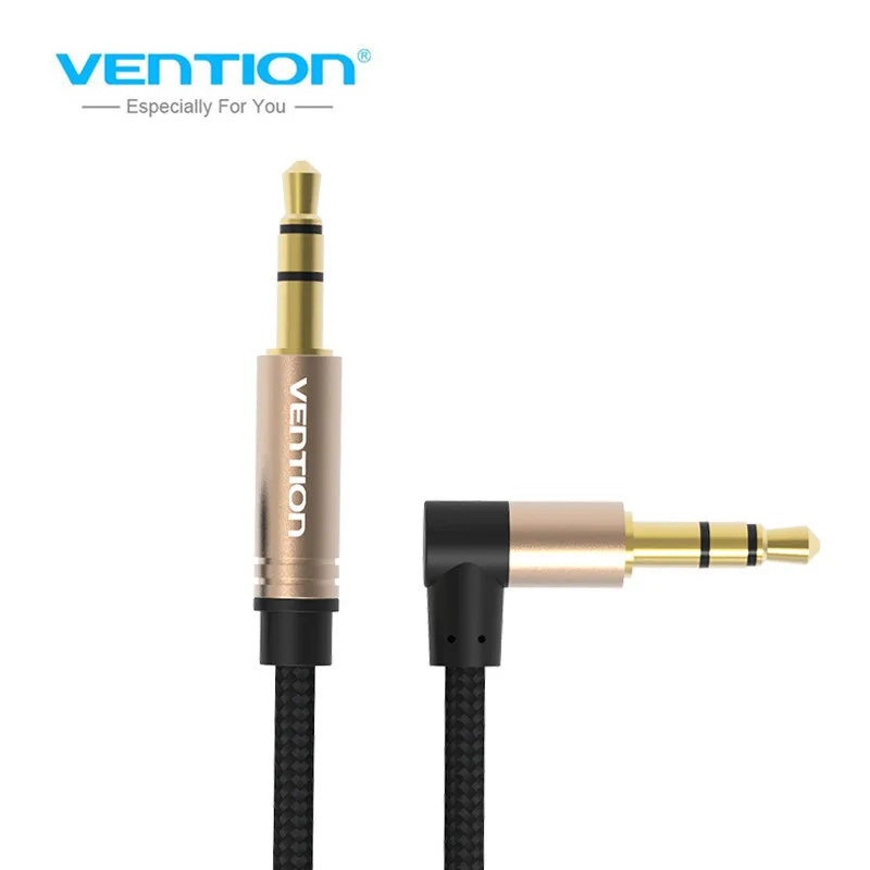 Vention Aux Cable 3.5mm Jack Audio Cable 90 Degree Right Angle 3.5 AUX Cord for Car iphoneheadphone beats speaker MP3/4 aux wire
Vention Aux Cable 3.5mm Jack Audio Cable 90 Degree Right Angle 3.5 AUX Cord for Car iphoneheadphone beats speaker MP3/4 aux wire