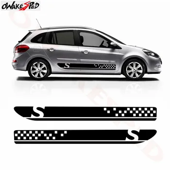 2PCS Car Styling Door Side Skirt Stripe Decor Sticker Racing Sport Graphics Decal For Renault Clio 3 Sticker RS MK3 Accessories
2PCS Car Styling Door Side Skirt Stripe Decor Sticker Racing Sport Graphics Decal For Renault Clio 3 Sticker RS MK3 Accessories