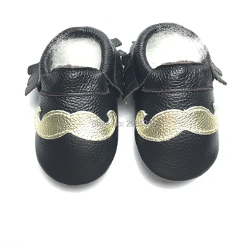 Genuine Leather Newborn Baby Boys baby Moccasins Soft Soled Non-slip Footwear Gentleman Infants Tassels Little Beard Shoes
Genuine Leather Newborn Baby Boys baby Moccasins Soft Soled Non-slip Footwear Gentleman Infants Tassels Little Beard Shoes