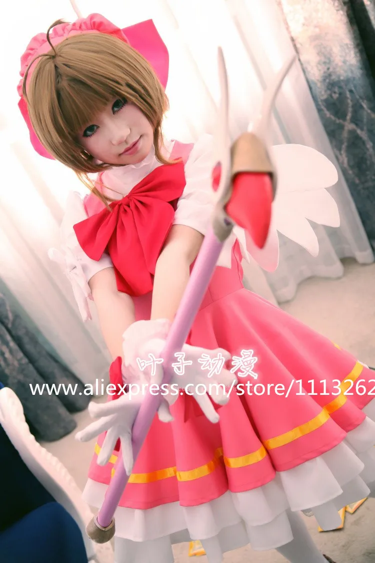 Card Captor Sakura costume cosplay girls princess maid lolita dress Christmas high quality customized any size free shippingng
Card Captor Sakura costume cosplay girls princess maid lolita dress Christmas high quality customized any size free shippingng