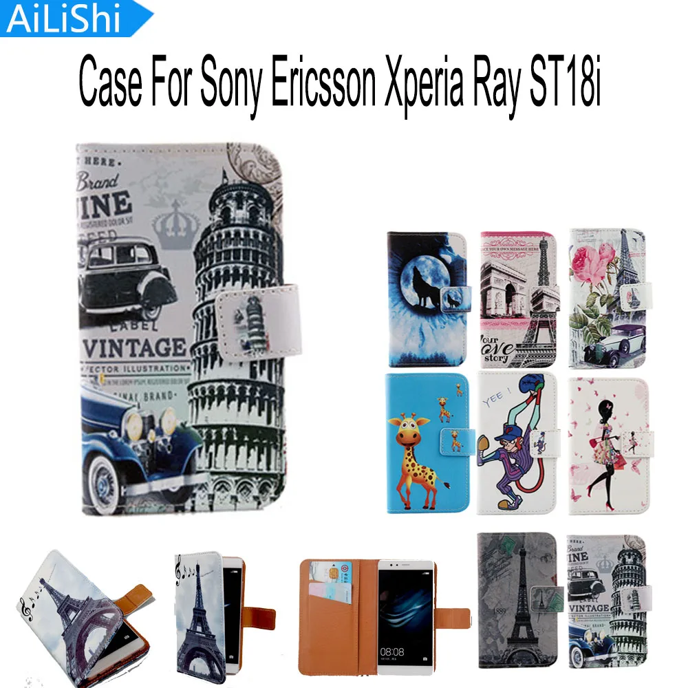 AiLiShi Accessory New Cartoon Flip Protective Back Cover Skin Pouch PU Leather Case For Sony Ericsson Xperia Ray ST18i Case
AiLiShi Accessory New Cartoon Flip Protective Back Cover Skin Pouch PU Leather Case For Sony Ericsson Xperia Ray ST18i Case