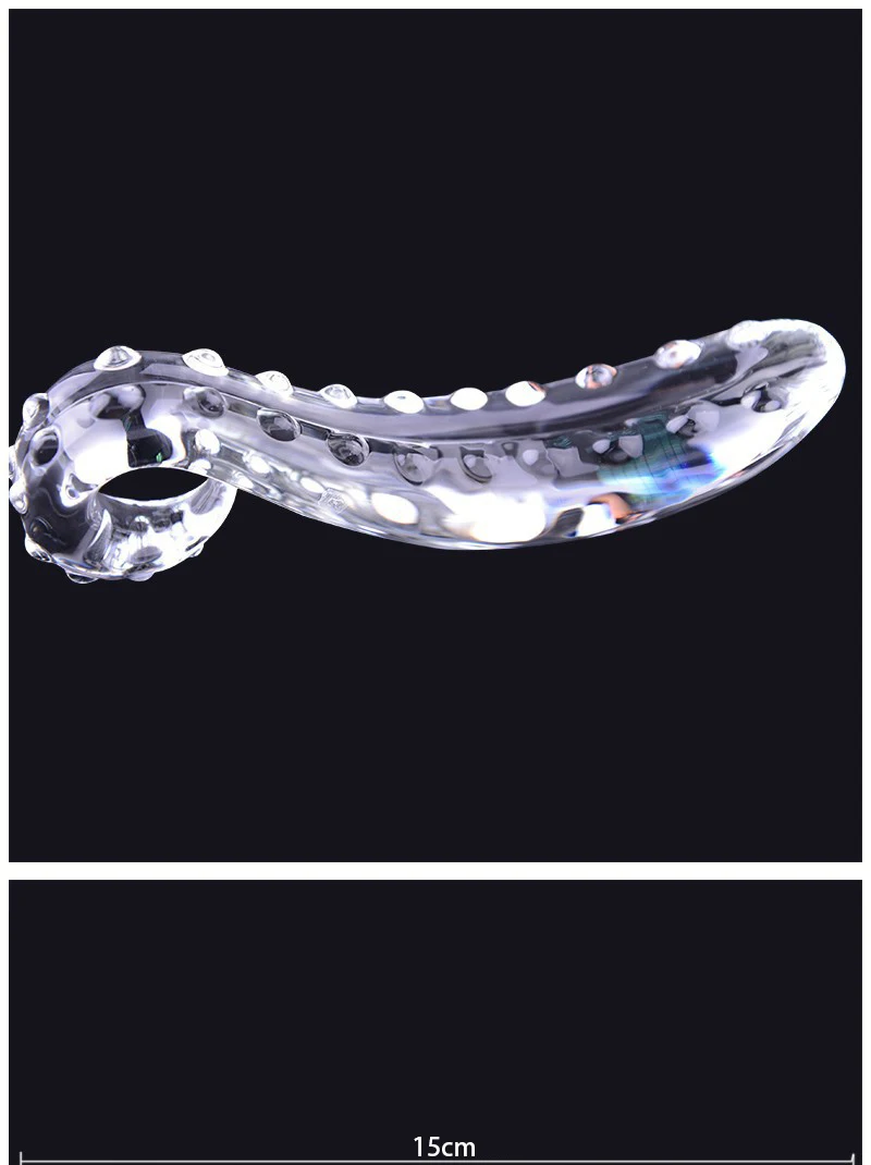 Black wolf Large Pyrex Glass Crystal Dildo Penis Cock Anal Lesbian Adult Sex Toys for Women Gay Female Masturbation 7 HTB17Lglev6H8KJjSspmq6z2WXXa8