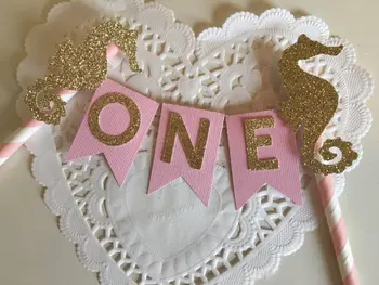 Under the Sea pink glitter seahorse Cake Toppers tools custom age Baby shower Babyshower Newborn Girl party decorations
Under the Sea pink glitter seahorse Cake Toppers tools custom age Baby shower Babyshower Newborn Girl party decorations