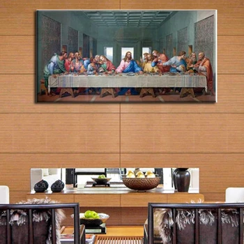 Leonardo Da Vinci Jesus Last Supper Wall Art Canvas Painting Print Picture for Living Room Bed Room Wall Decor Drop Shipping
Leonardo Da Vinci Jesus Last Supper Wall Art Canvas Painting Print Picture for Living Room Bed Room Wall Decor Drop Shipping