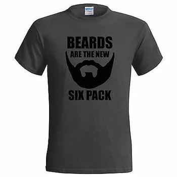 Beards Are The New Six Pack Mens Funny T Shirt