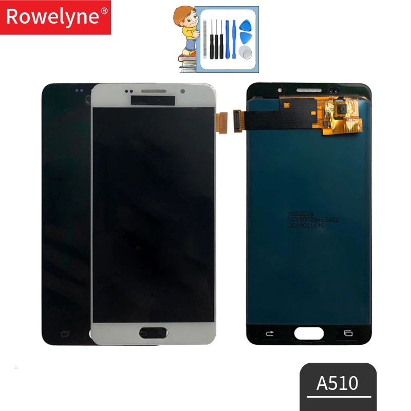 A510 LCD for SAMSUNG Galaxy A5 2016 A510 A510FD A510F A510M LCD Display Touch Screen Digitizer Assembly Replacement 100% Tested
A510 LCD for SAMSUNG Galaxy A5 2016 A510 A510FD A510F A510M LCD Display Touch Screen Digitizer Assembly Replacement 100% Tested
